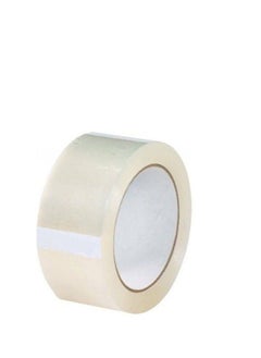 MARKQ Clear Packing Tape, 2 inches x 50 yards Strong Heavy Duty Packaging Tape for Sealing Parcel Boxes, Moving Boxes Houses, Large Postal Bags, Office Supplies [1 Roll]  - Image 1