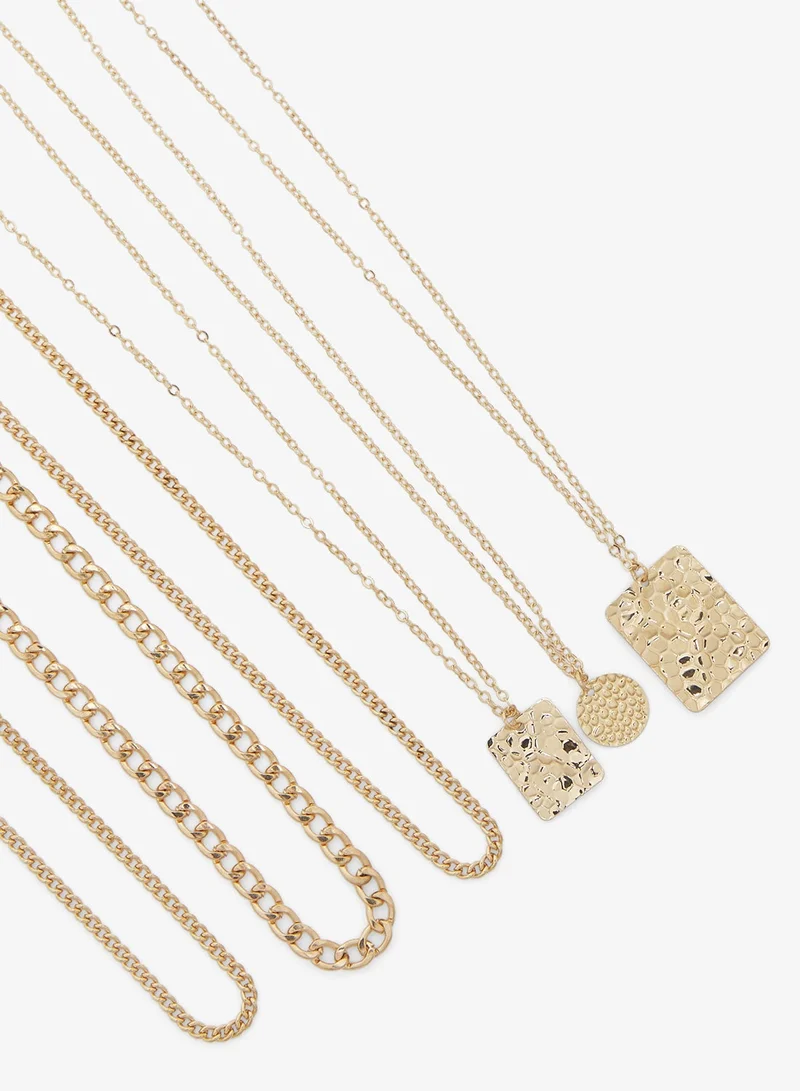 جينجر عقد متعدد الطبقات مع تعليقات