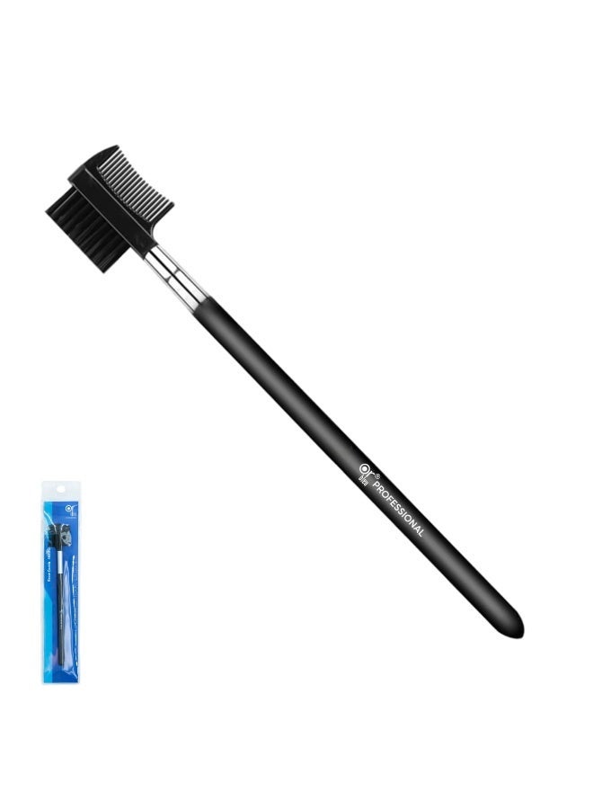 OR BLEU Eyebrow Brush & Brow Comb for Eyebrow Grooming, Eyelash Separation & Mascara Clump Removal - Image 1