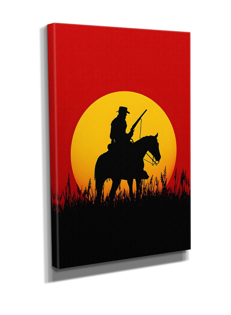 MODCLASS Wall Art Printed Frame Red Dead Redemption  - Image 3