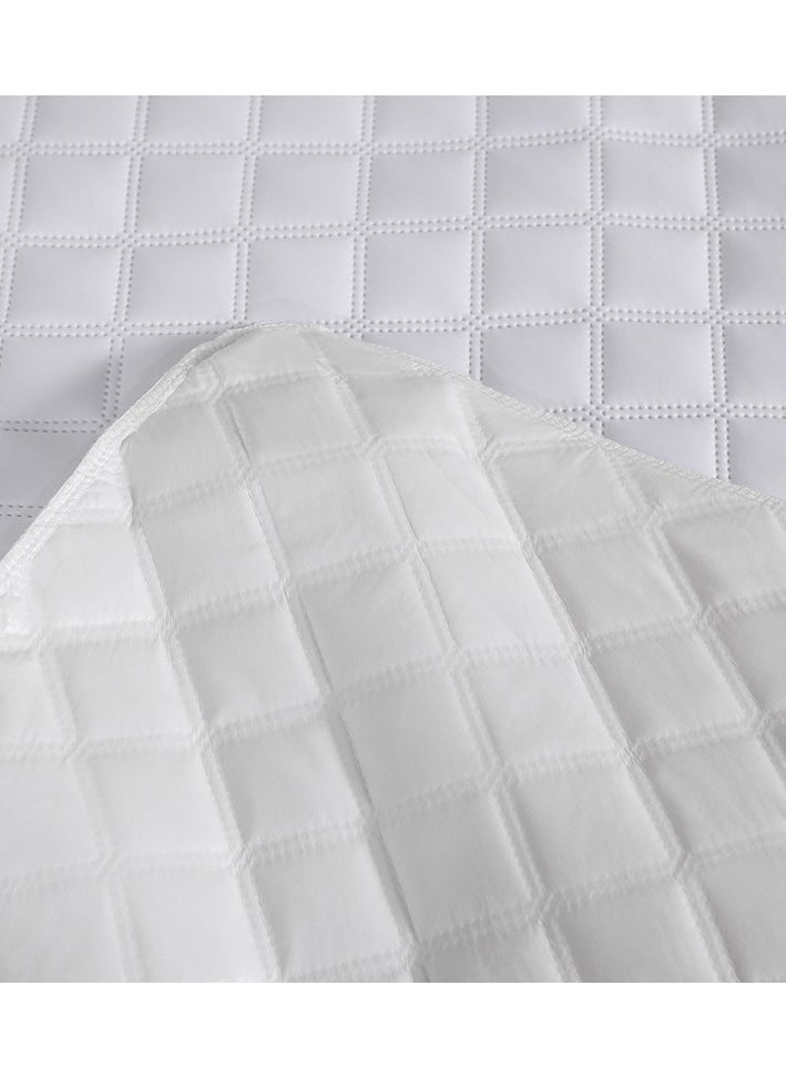 OLUDENIZ Mattress Cover Waterproof Cotton 180x200 cm with 2 Pillowcases in Quilted Soft Luxury  - Image 4