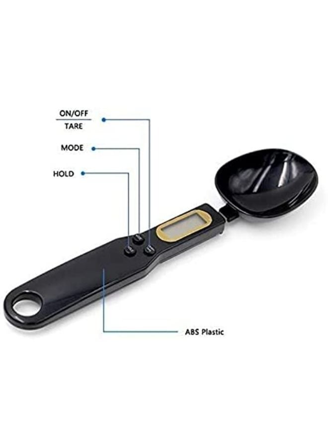 Digital Measuring Spoon Weighing for Gram and OZ Digital Kitchen Scale with Handle Grip and Spout for Coffee Power Pills Tea Flour Oil Baking - Image 2