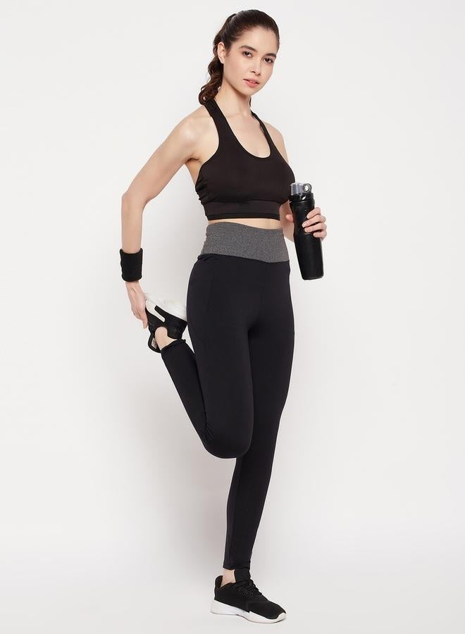 كلوفيا بنطلون ضيق بخصر مرتفع وطبعة - Image 1