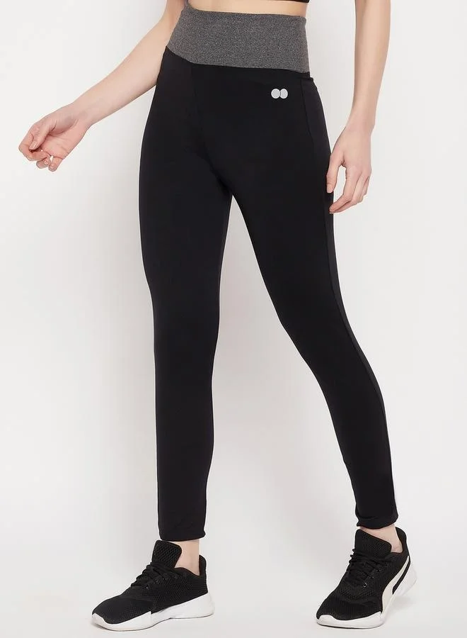 Clovia Clovia High Rise Printed Waistband Tights