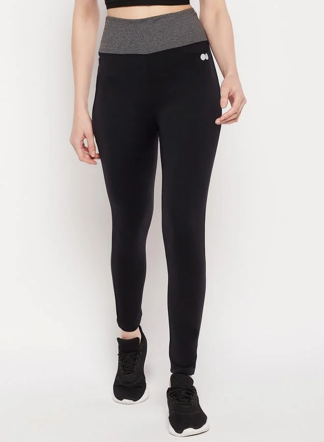 Clovia Clovia High Rise Printed Waistband Tights