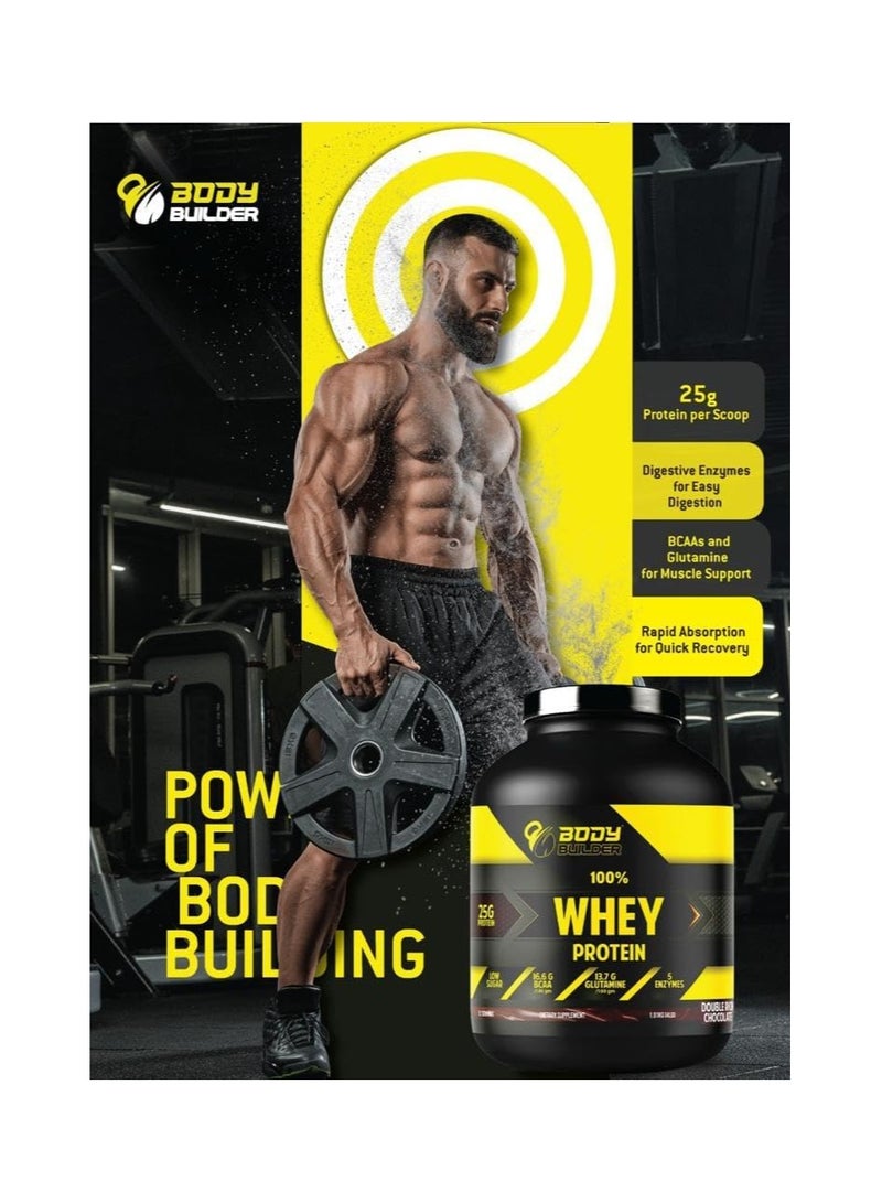 Body Builder Whey Protein Plus Amino Acids Cookies and Cream, 4 LB - Image 3