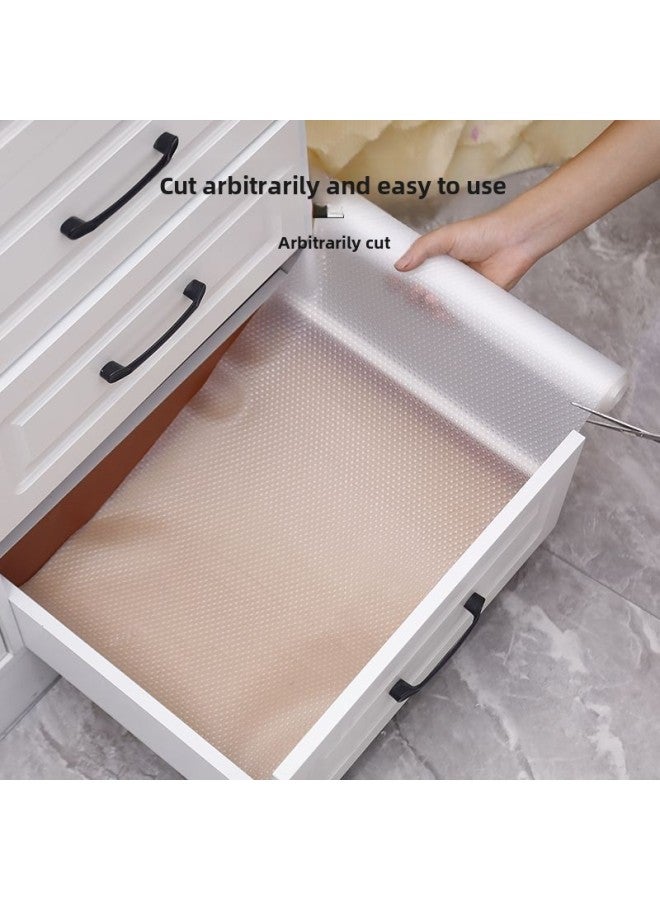 Kitchen Waterproof Oil-proof Stickers Anti-rust Oil-proof Drawer Pad Paper Cabinet Moisture-proof Pad EVA Kitchen Cabinet Wardrobe Shoe Cabinet-Color:Food Grade Extra Thick ]-Specifications:30cm * 1.5 M - Image 5