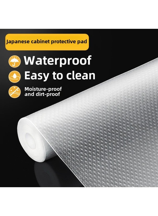 Kitchen Waterproof Oil-proof Stickers Anti-rust Oil-proof Drawer Pad Paper Cabinet Moisture-proof Pad EVA Kitchen Cabinet Wardrobe Shoe Cabinet-Color:Food Grade Extra Thick ]-Specifications:30cm * 1.5 M - Image 2