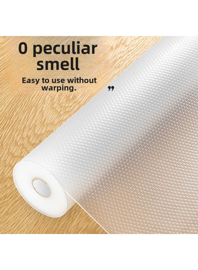Kitchen Waterproof Oil-proof Stickers Anti-rust Oil-proof Drawer Pad Paper Cabinet Moisture-proof Pad EVA Kitchen Cabinet Wardrobe Shoe Cabinet-Color:Food Grade Extra Thick ]-Specifications:30cm * 1.5 M - Image 1