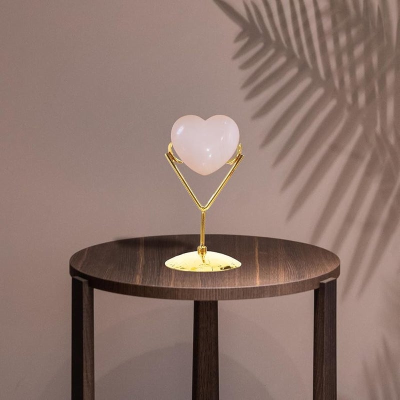 حامل عرض كريستال من الذهب المعدني للمجوهرات والمعادن لتزيين سطح المكتب - Image 4