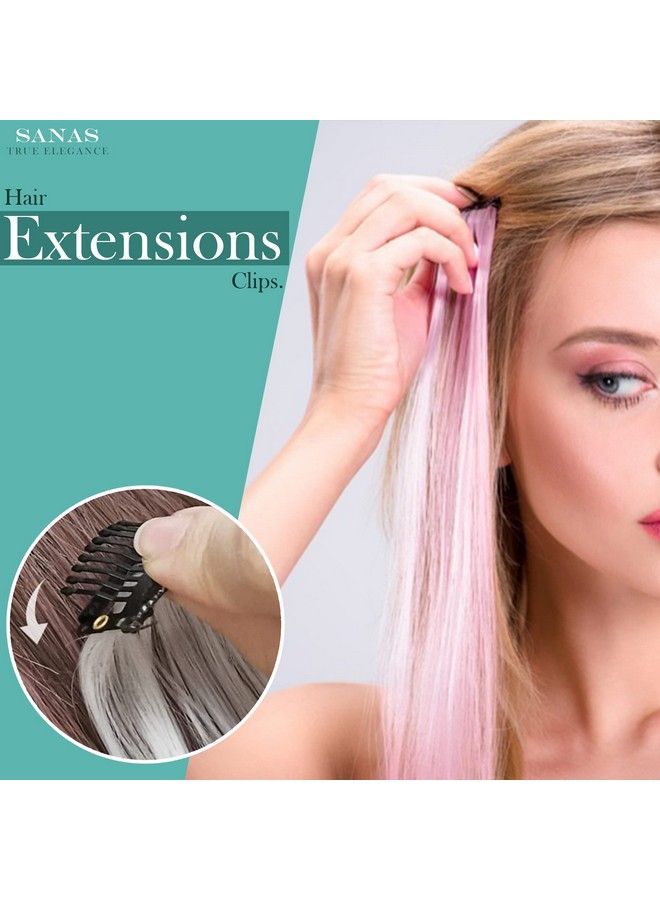 Sanas Snap Hair Clips For Women 40Pcs Clips For Hair Extensions Clip In Streaks Snap Clips Hair Extension Clips Clip In Extensions Hair Extensions Clip In Magic Grip Hair Pins 40 Pcs - Image 5