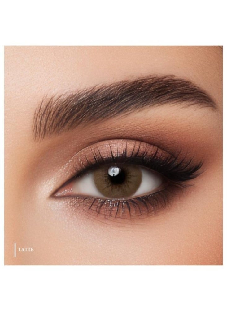 LensMe Colored lenses, Color Latte, One Day lenses, plano/zero-power - Image 1