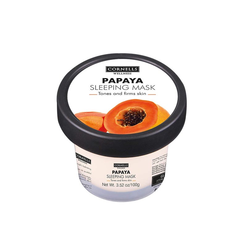 Cornells Wellness, Hydrating & Nourish, Papaya Sleeping Mask 100G, For Unisex - Image 1