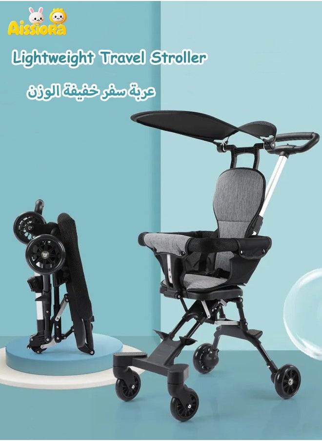 Lightweight Travel Stroller with Reversible Toddler Seat Adjustable Handles Compact Baby Stroller for Travel Foldable Travel Stroller for Toddlers Aged - pzsku/ZF1935B2C0022D8AAFA3AZ/45/_/1736914588/705ad436-a43e-4c6e-ad55-05d046936d11