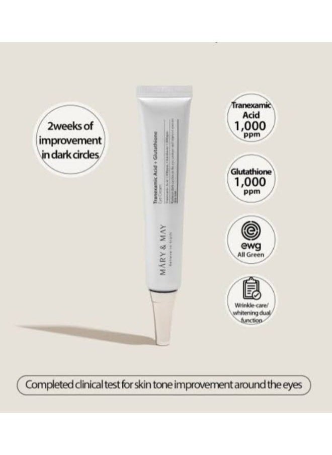 MARY & MAY - MARY & MAY Tranexamic Acid  Eye Cream 30gram - Image 1