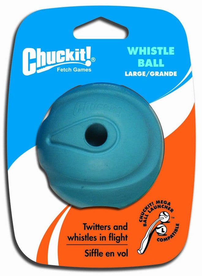 Chuckit! Whistler Blue Whistler Rubber Dog Toy Large