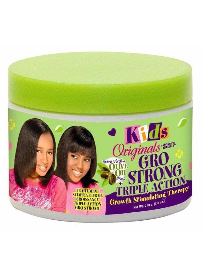 Africa's BEST Africas Best Kids Orig Gro Strong Therapy 7.5 Ounce Jar (221ml)  - Image 3