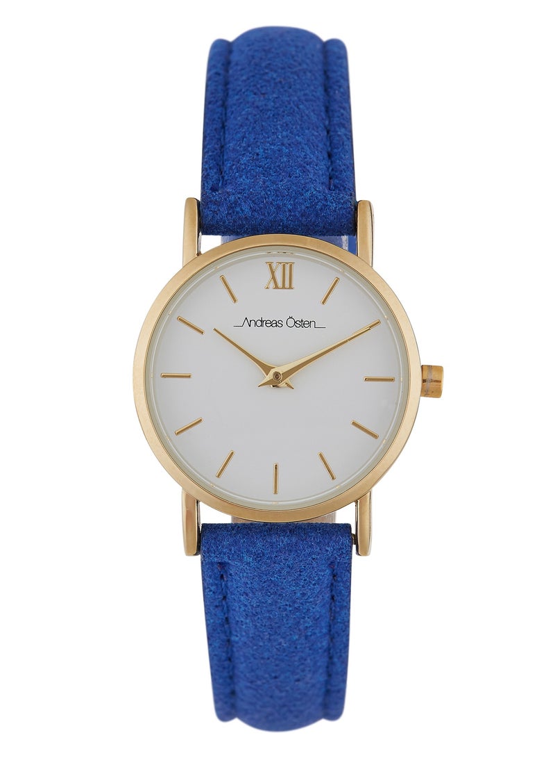 Andreas Osten Andreas Osten Ladies Analog Watch with Blue Leather Band, AO-248  - Image 1
