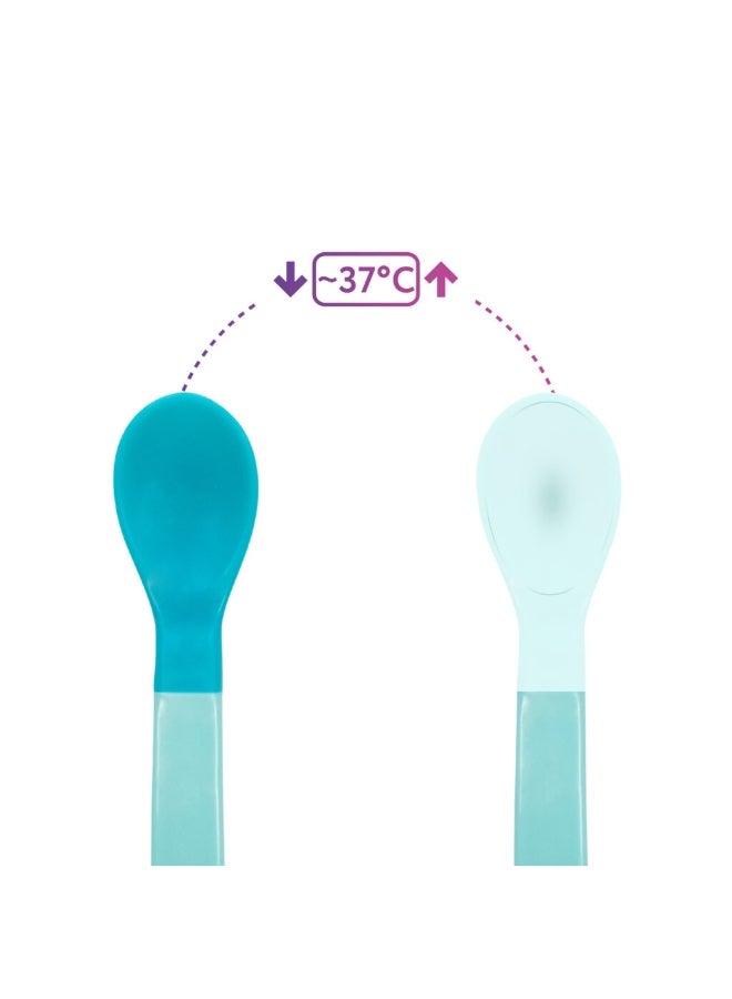 Baboo - Heat Sensitive Spoons - Lagoon Fiesta - +4m - 2pc - Image 2