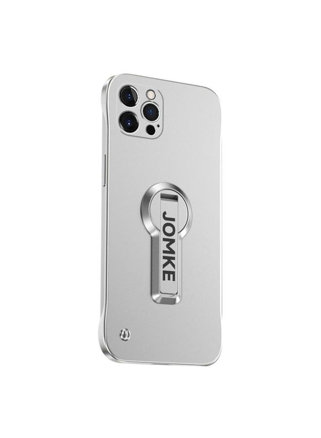 اس-توب جراب لهاتف iPhone 13 Pro Max من مادة Baking Varnish مع حامل يدور 360 درجة بدون إطار جراب هاتف كمبيوتر شخصي - Image 1