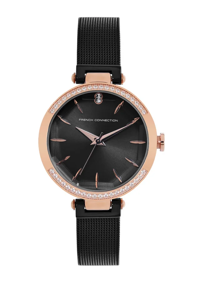 French Connection French Connection Analog Black Dial Women's Watch-FCP21BRGM