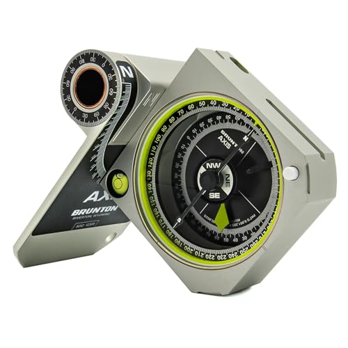 Brunton Axis Transit, Silver, Azimuth (0-360) - Image 1