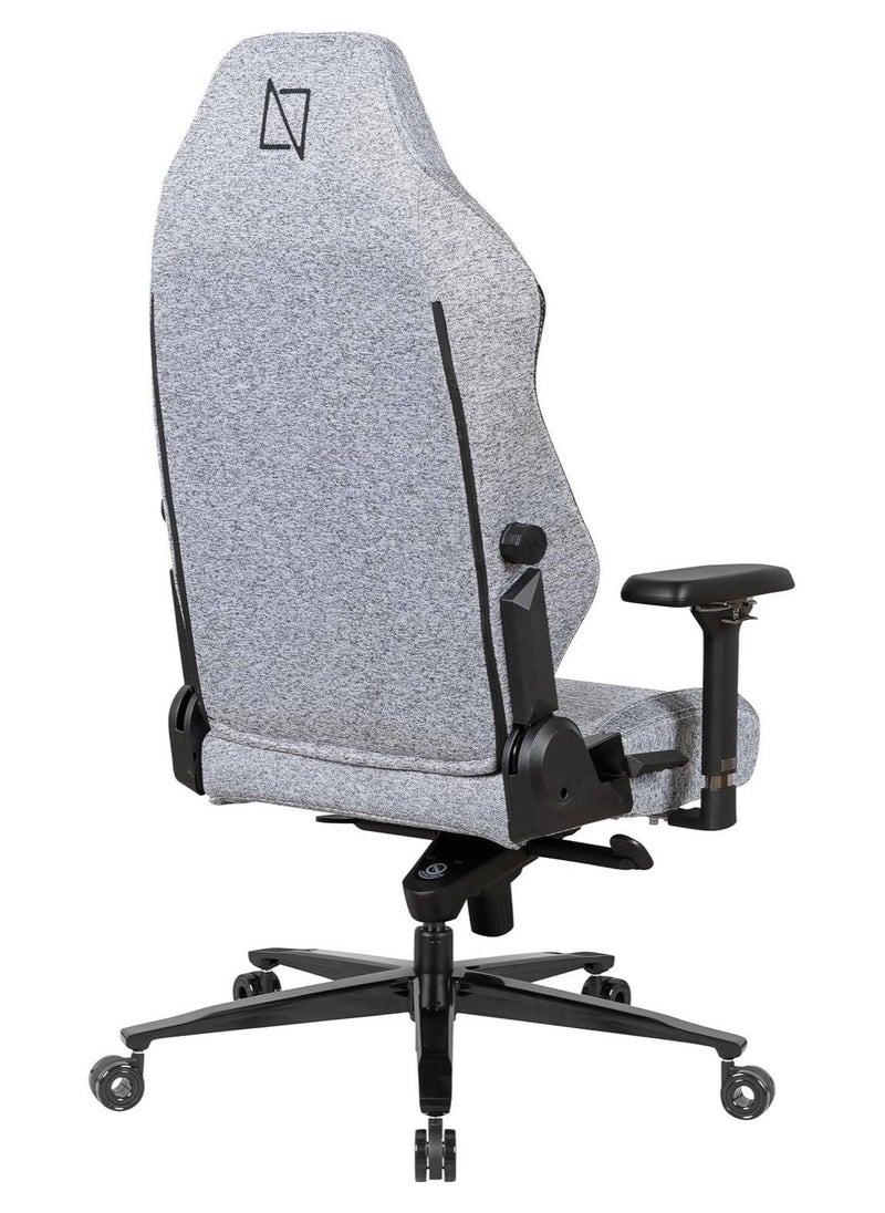 navo - Apex Pro Max Ultra Weave High Back Gaming Chair, Lumbar Support, 4D Armrests, Magnetic Headrest, 155° Backrest Recline, 180kg Weight Capacity, Ultra Grey | APEX-PROMAX-UG - Image 1
