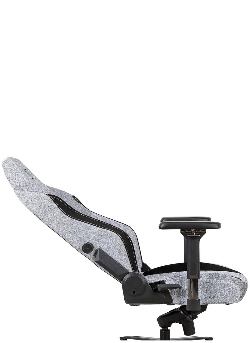 navo - Apex Pro Max Ultra Weave High Back Gaming Chair, Lumbar Support, 4D Armrests, Magnetic Headrest, 155° Backrest Recline, 180kg Weight Capacity, Ultra Grey | APEX-PROMAX-UG - Image 1