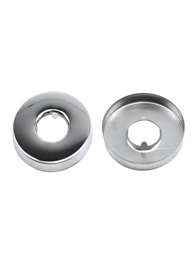 Tsnamay مجموعة تسنامي، 20 قطعة، 1/2 بوصة، دائرية، مطلية بالكروم، من الفولاذ المقاوم للصدأ، أغطية حوائط صنبور، أغطية حوائط أنابيب المياه للمطبخ والحمام، قطر خارجي 2.12 بوصة/54 مم - Image 3