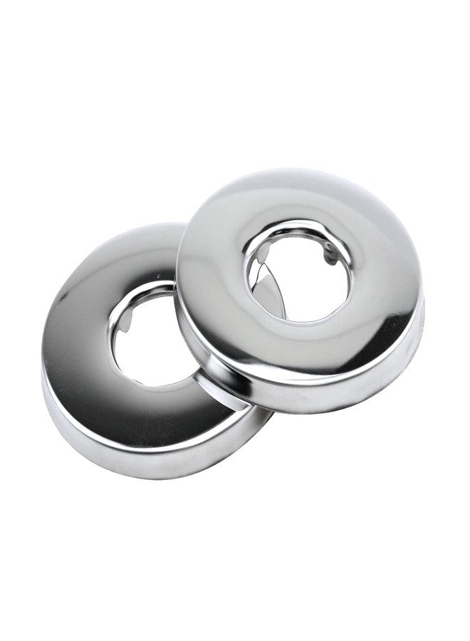 Tsnamay مجموعة تسنامي، 20 قطعة، 1/2 بوصة، دائرية، مطلية بالكروم، من الفولاذ المقاوم للصدأ، أغطية حوائط صنبور، أغطية حوائط أنابيب المياه للمطبخ والحمام، قطر خارجي 2.12 بوصة/54 مم - Image 5