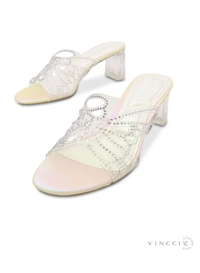 Vincci Multi Strap High Heel Sandals