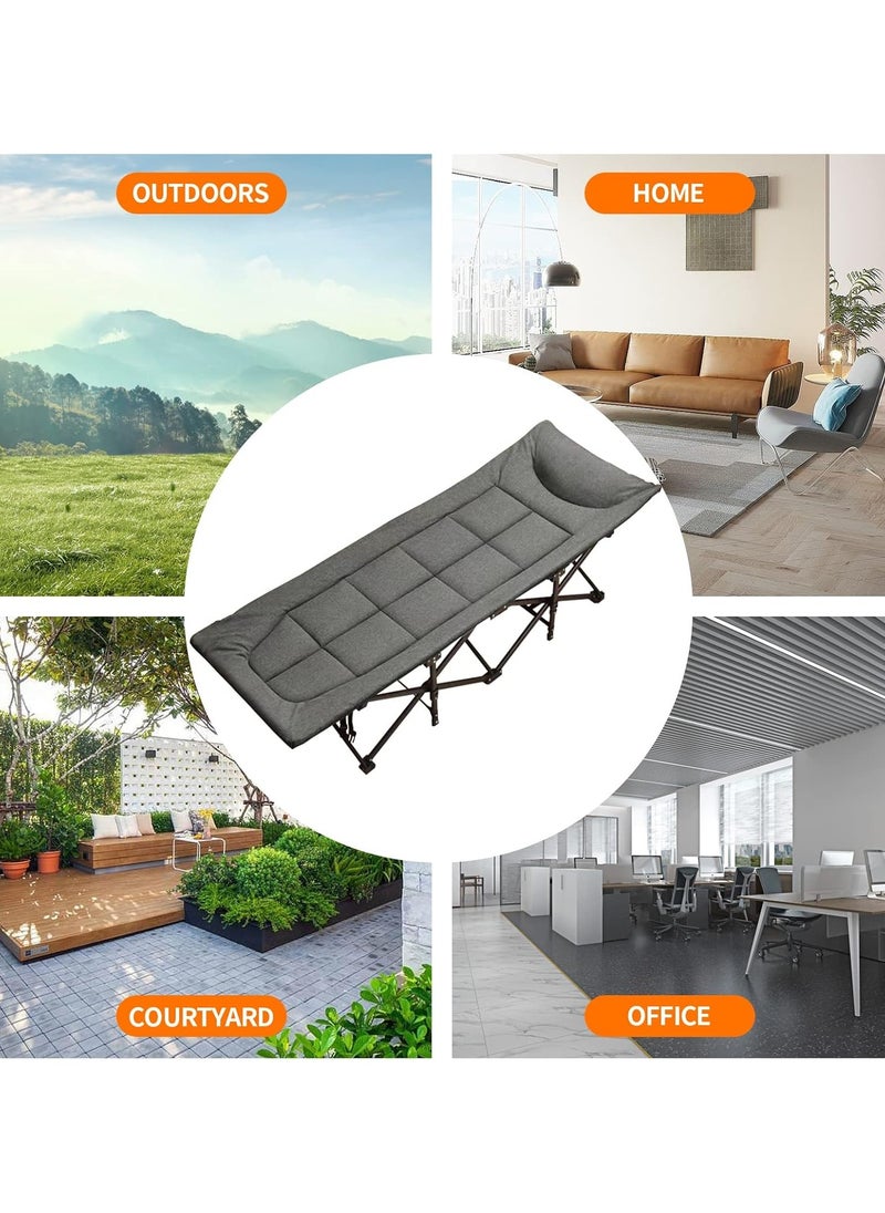 SMART HOME - Folding sofa and bed 190x71x36 cm with iron base and high quality Oxford cloth, equipped with a non-slip plastic base to ensure extra stability and perfect comfort at all times - Image 1