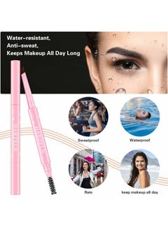 NIYET 1 Count Eyebrow Pencil, For Daily Brow Makeup, Long-Lasting Waterproof & Sweatproof  - Image 5