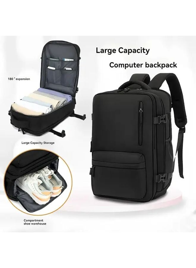 Pink 15 Inch Laptop Backpack For Women With Shoe Compartment Travel Approved - Image 5