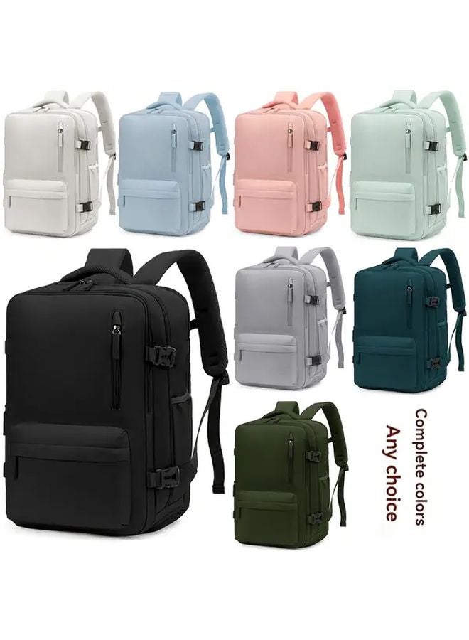 Pink 15 Inch Laptop Backpack For Women With Shoe Compartment Travel Approved - Image 4