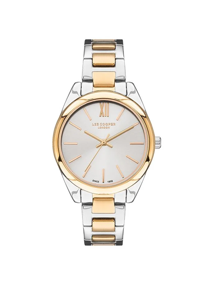 Lee Cooper Lee Cooper LC07450.230 Women's Analog Display Watch & Metal Strap Silver