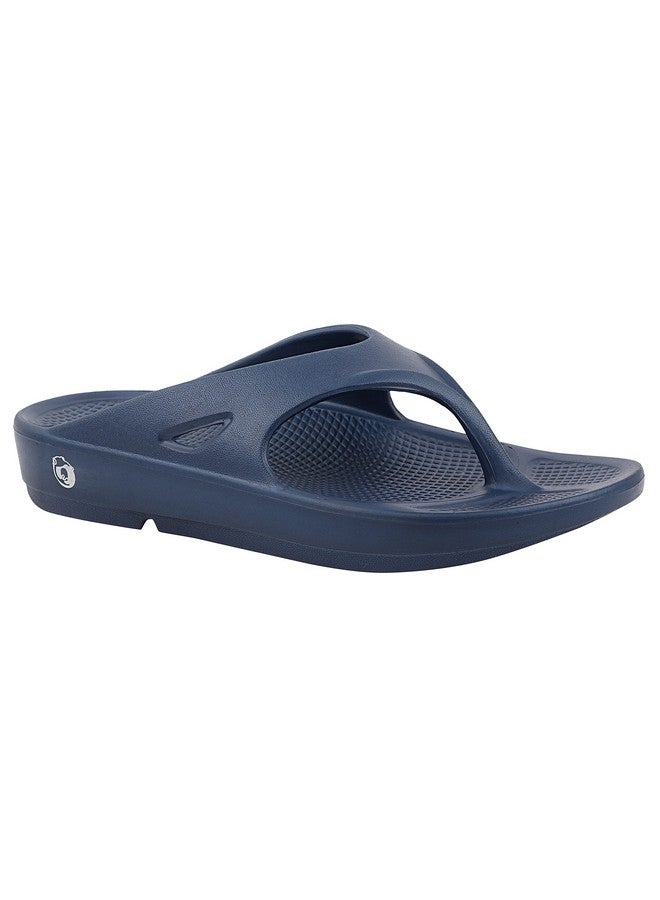 Neoz Ultra Soft Women's Slippers with Cushion FootBed for Adult | Comfortable & Light Weight| Stylish & Anti-Skid| Waterproof & Everyday Flip Flops for Ladies/Girls, W-CLASSIC-NVY_7 - Image 1
