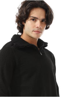 Andora Upper Zipper Through Long Sleeves Pullover  - Image 4