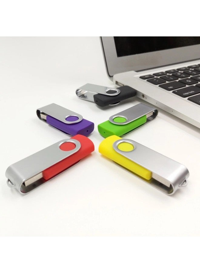 U Disk Exhibition Gift U Disk Metal Rotating U Disk High Speed 32G LOGO Lettering Creative-Color:Green-Capacity:32GB - Image 3