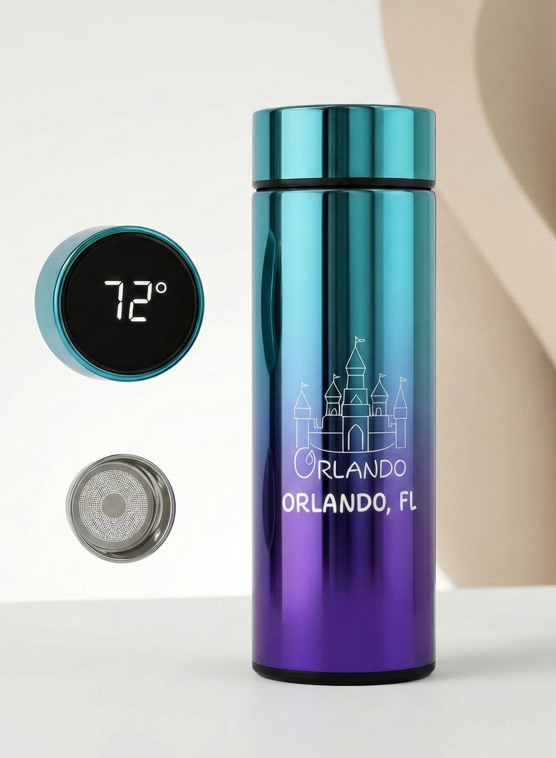 أو جي إس كوب حراري ستانلس ستيل بغطاء رقمي عزل يحافظ على البرودة 24 ساعة والحرارة 12 ساعة بجودة عالية - Image 1