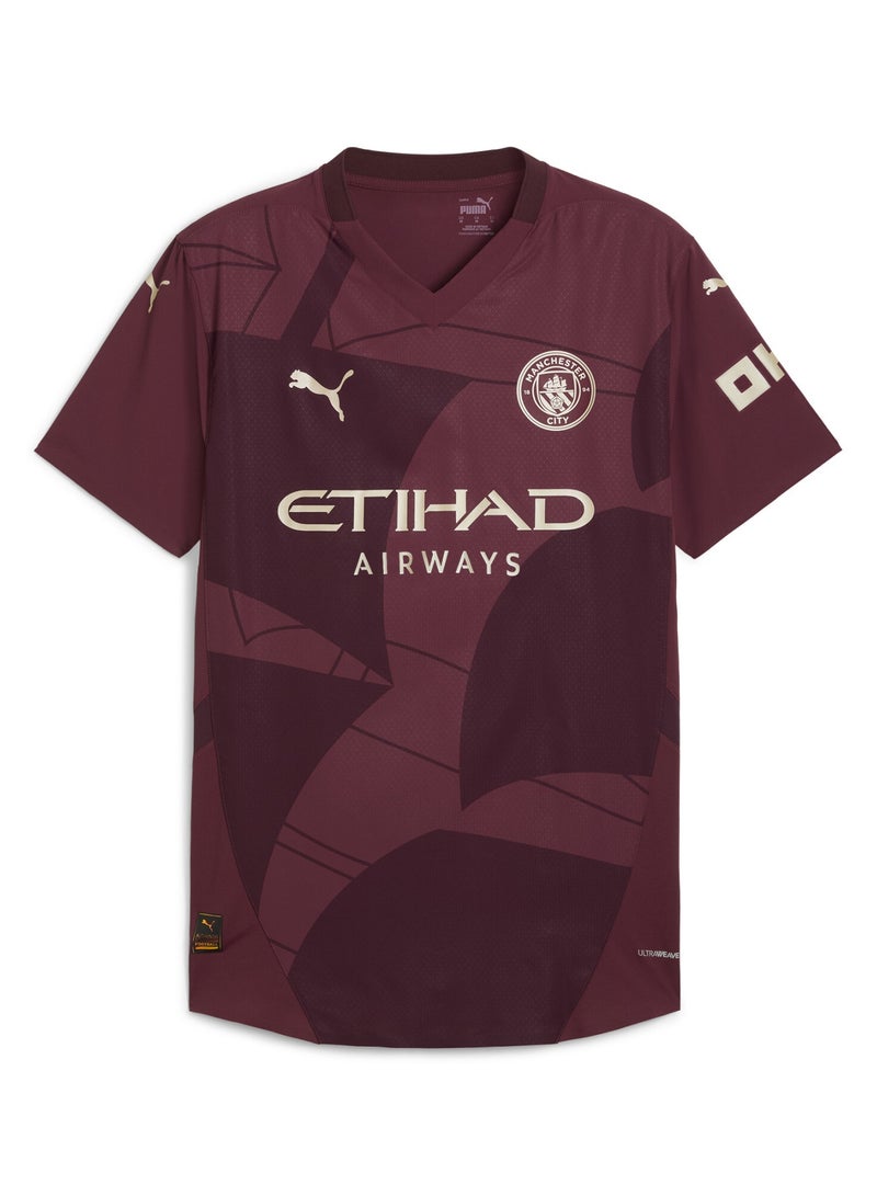 PUMA Manchester City Mens Red 24/25 Authentic Third Jersey - Image 1