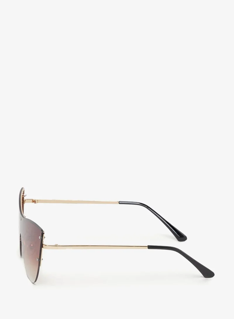 Styli  Styli Tinted Half Rim Cat Eye Sunglasses for Women | Best Price UAE