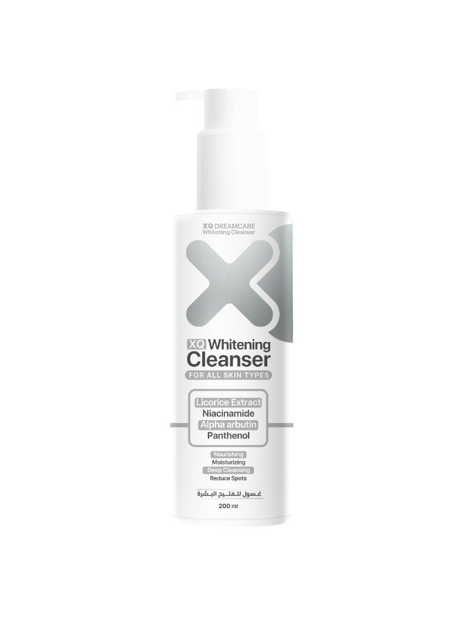 XQ Whitening Cleanser Licorice Extract Niacinamide Alpha arbutin Panthenol 200 ml - Image 1