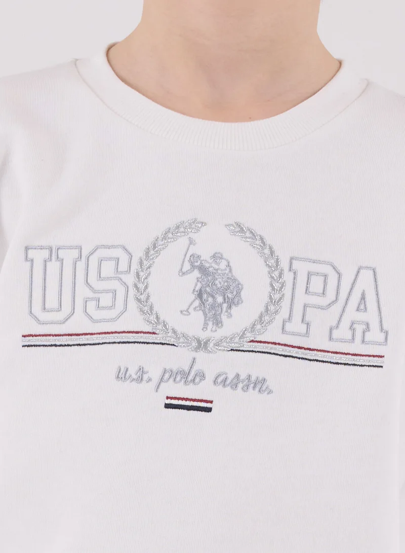 U.S. Polo Assn. U.S. Polo Assn. Boys White Jumpsuit Set
