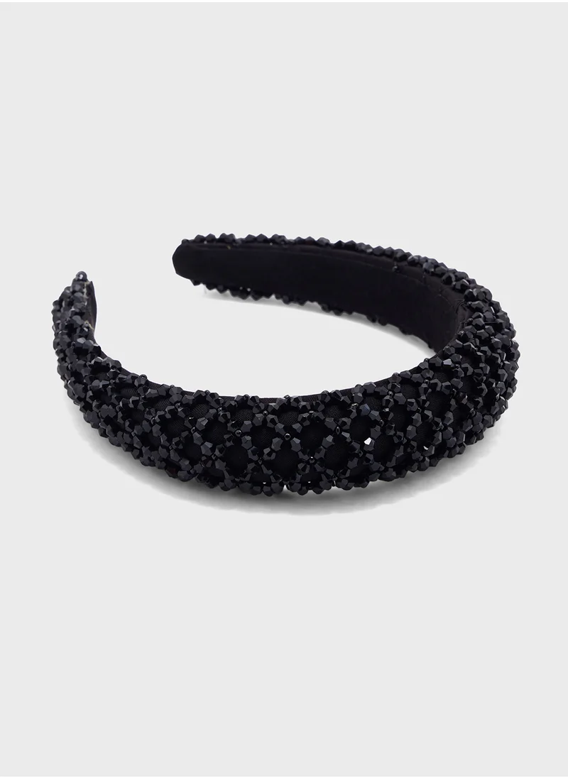 Ella Limited Edition Beaded Padded Headband