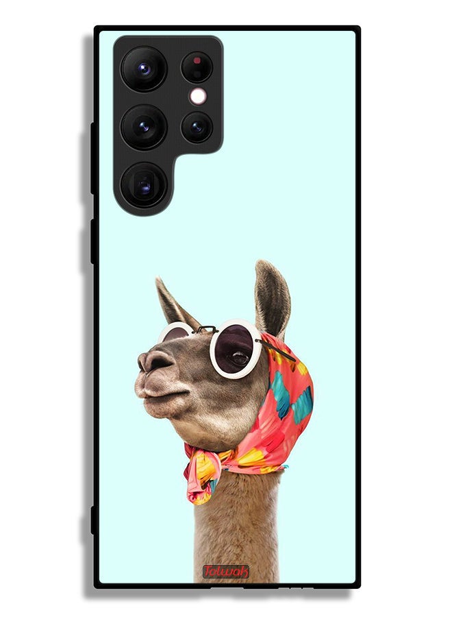 Tolwak Samsung Galaxy S22 Ultra 5G Protective Case Cover Cute Stylish Camel - Image 3