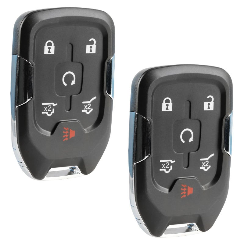 USARemote Smart Key Fob Keyless Entry Remote fits 2015-2020 Chevy Suburban/Tahoe/GMC Yukon + Yukon XL (HYQ1AA, 13580802), Set of 2 - Image 1