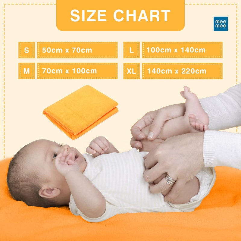 mee mee Mee Mee's Total Dry and Breathable Mattress Protector Mat (Orange) (264.0mm L X 51.0mm W) - Image 5
