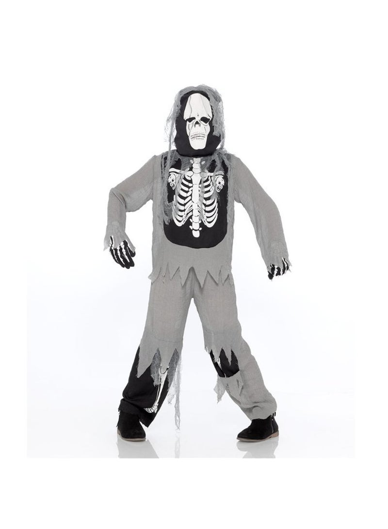 MAD TOYS Ghostly Skeleton Kids Costume 11-12 Years  - Image 2