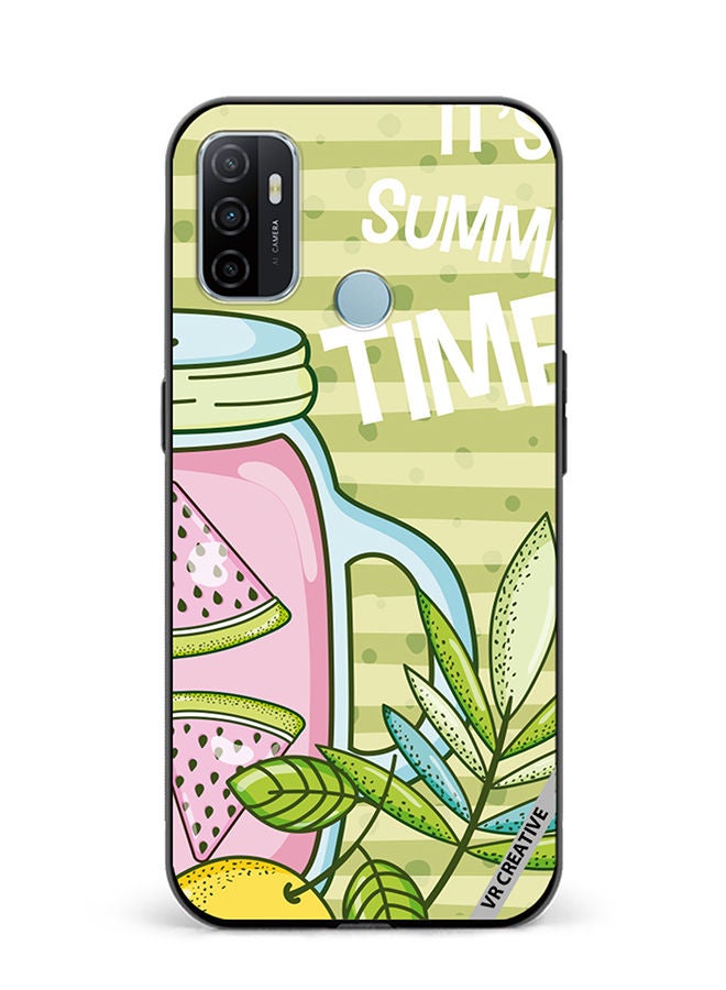 VR CREATIVE Protective Case Cover For Oppo A53 Refreshing Juice Design Multicolour - Image 1